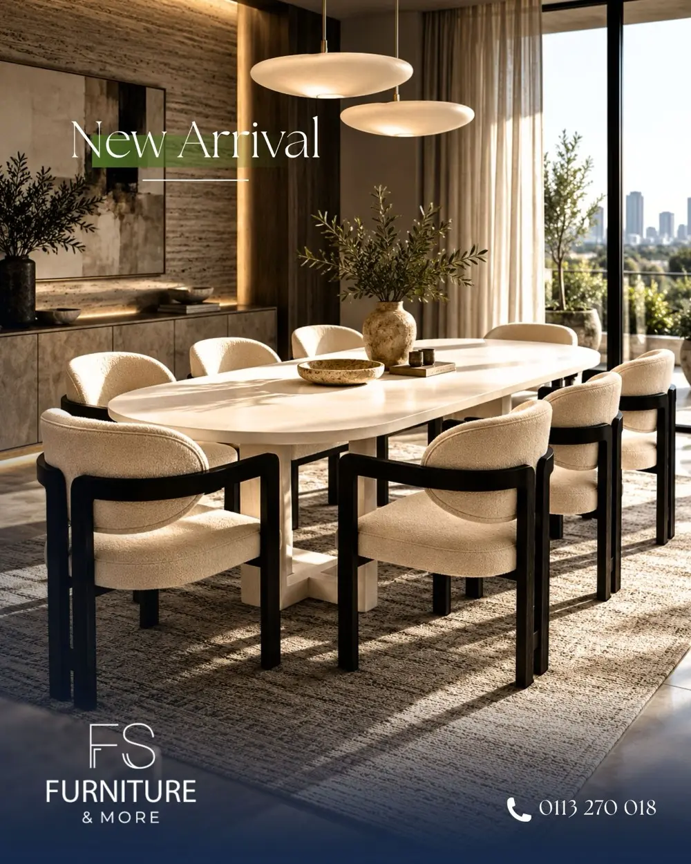 Terra Oval Dining Set – Dining at FS Furniture & More, Nairobi
