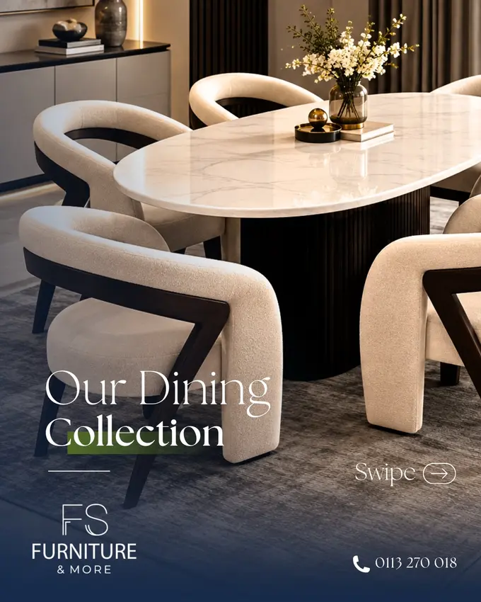 Aurora Marble Dining Set – Dining in Nairobi