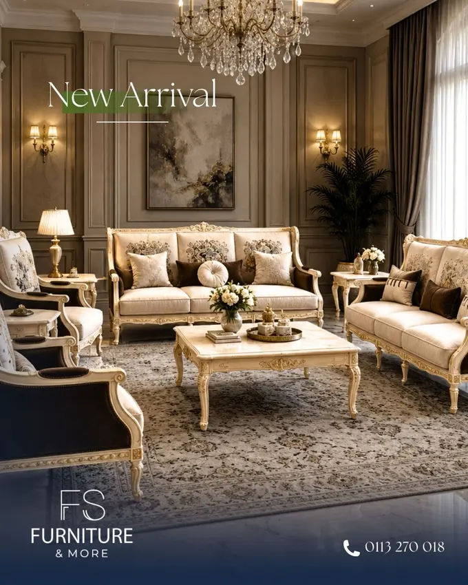 Imperial Ivory Living Set – Living room in Nairobi