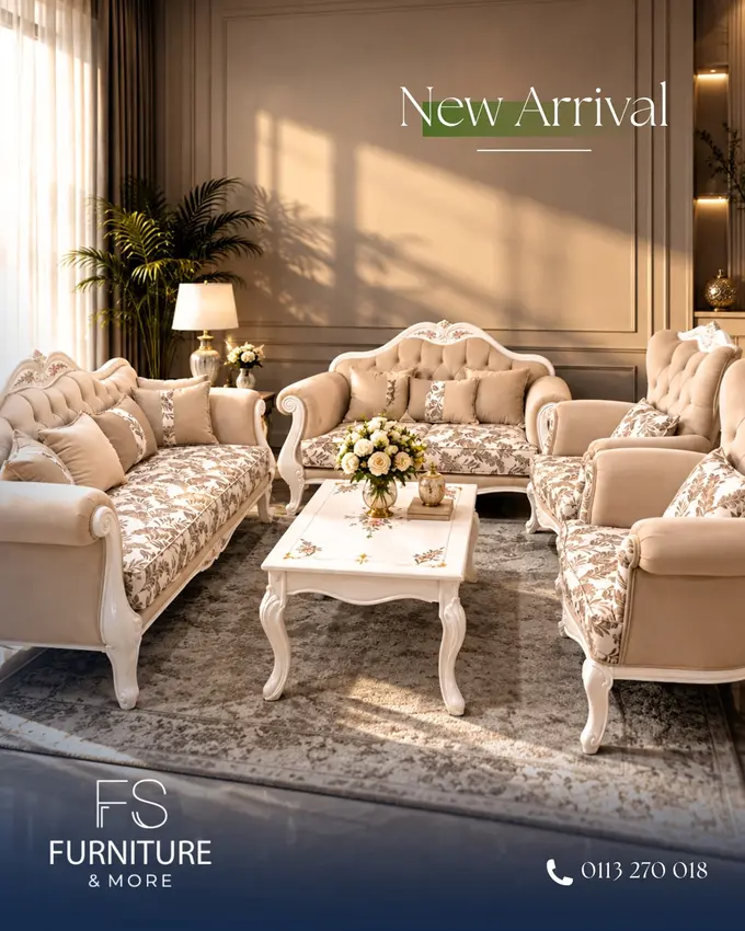 Ivory Classic Living Set – Living room in Nairobi