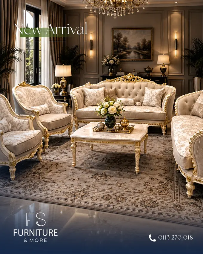 Champagne Gold Living Set – Living room in Nairobi